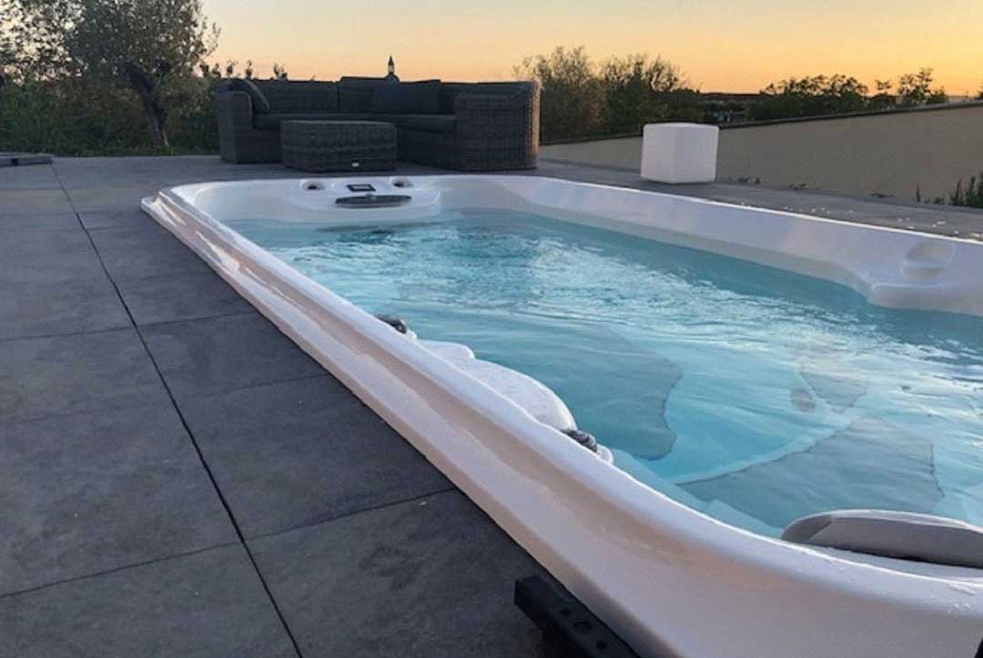 J 19™ POWERPRO™ Swim Spa Sunken Install